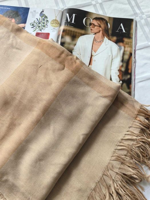 Szal Damski Beżowy Burberry London