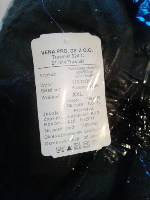 Spodnie wojskowe. Polar. NOWE. 188/108. TANIO !!