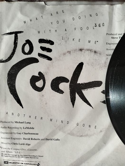 Disco de vinil single Joe Cocker