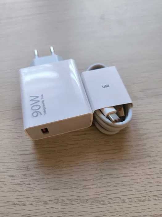 ZESTAW SUPERSZYBKA Ładowarka do XIAOMI 90W, uniwersalna + kabel USB-C