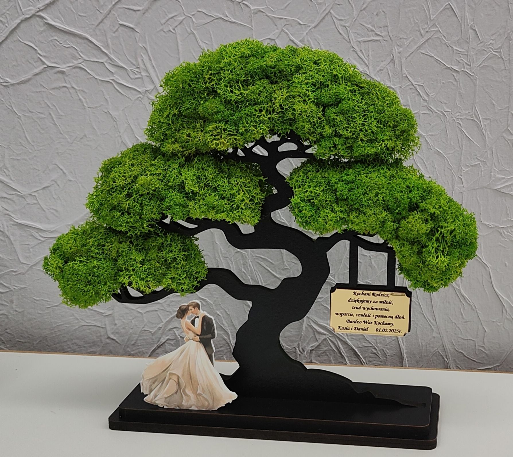 Drzewo bonsai mech 3D stojące ślub podziękowanie rodzicom 30 wzorów 27