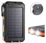 POWERBANK SOLARNY 8000 mAh Funkcja Latarki KOMPAS Ootdoor