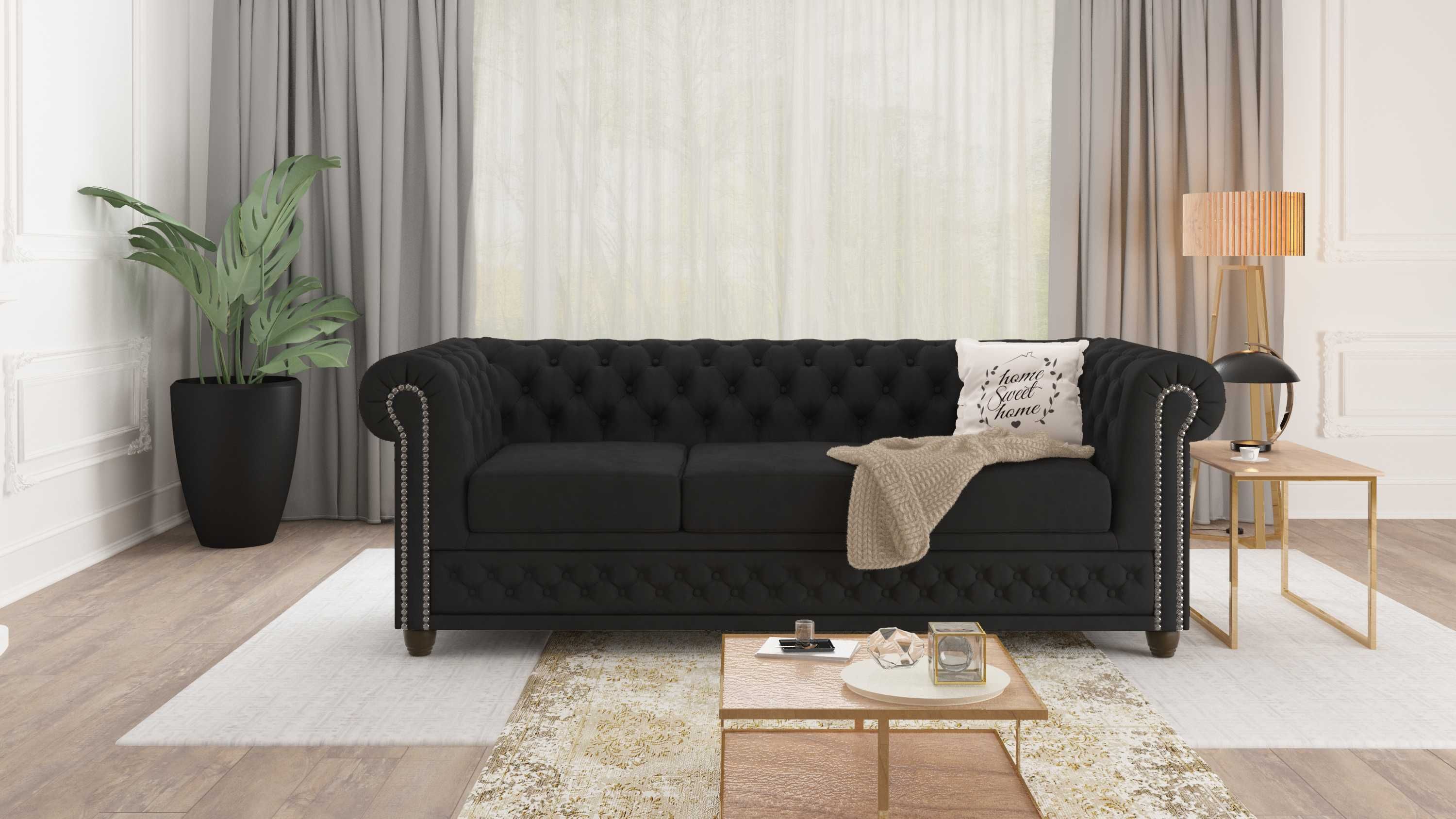 Sofa rozkładana FELIX 3 z funkcją spania tk. Venus Velvet 2923