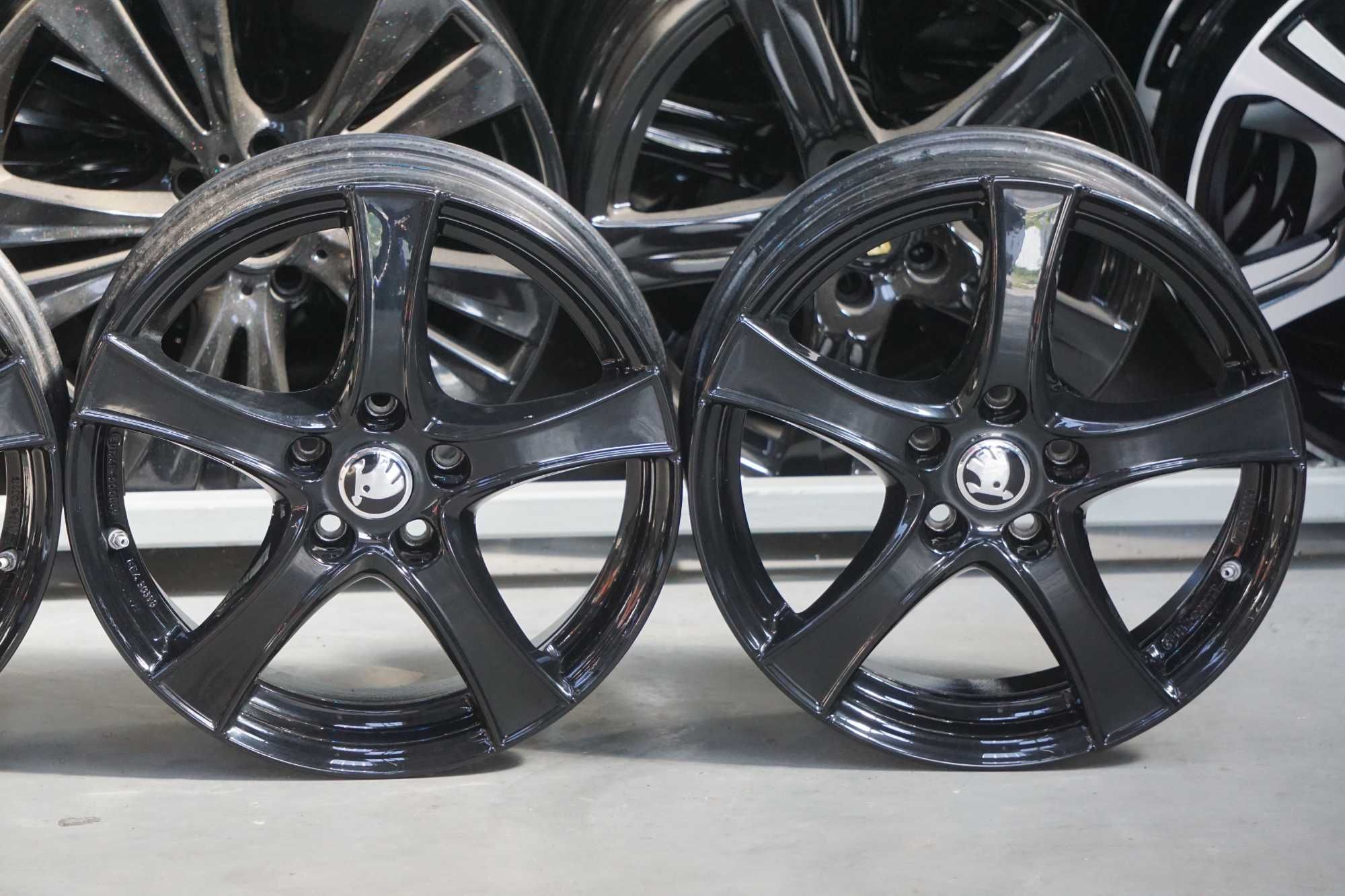 Alufelgi Borbet Germany 5x112 6,5Jx17 et41 cb57,1mm czarny polysk