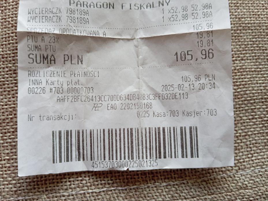 Nowe wycieraczki Bosch Aeroeco 550 mm