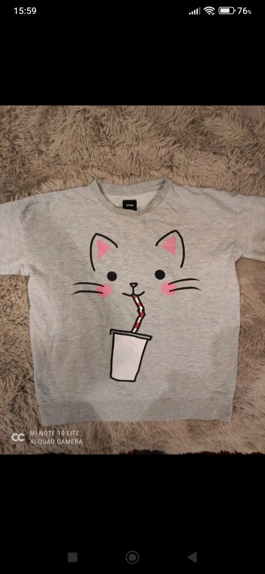 Bluza z nadrukiem Sinsay rozmiar XS