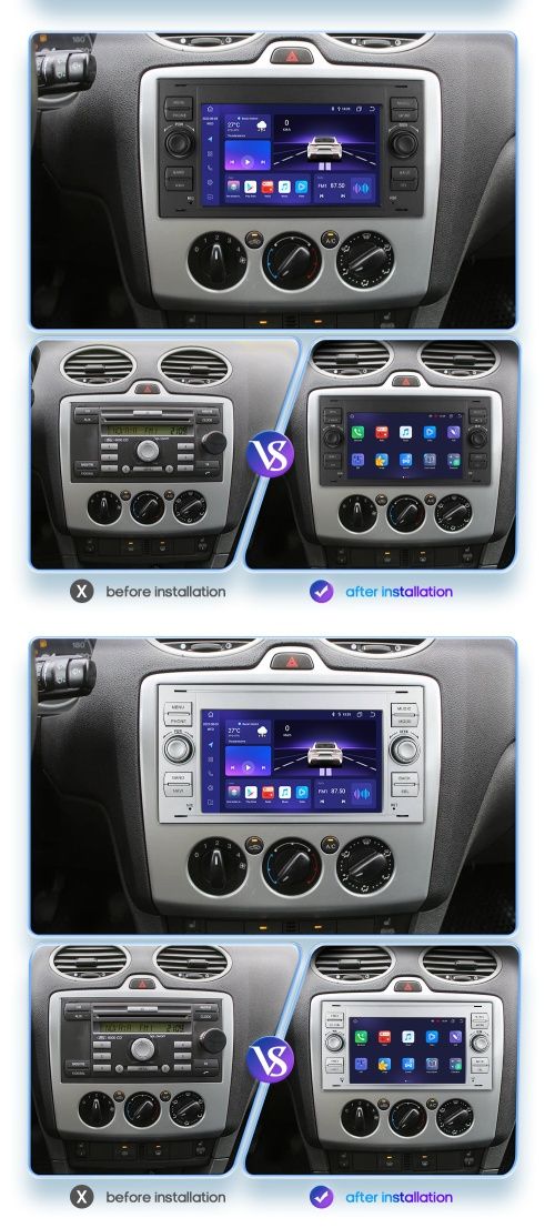 Radio GPS NAVI do Ford Focus 2 Mondeo S C Max Kuga Fiesta Fusion