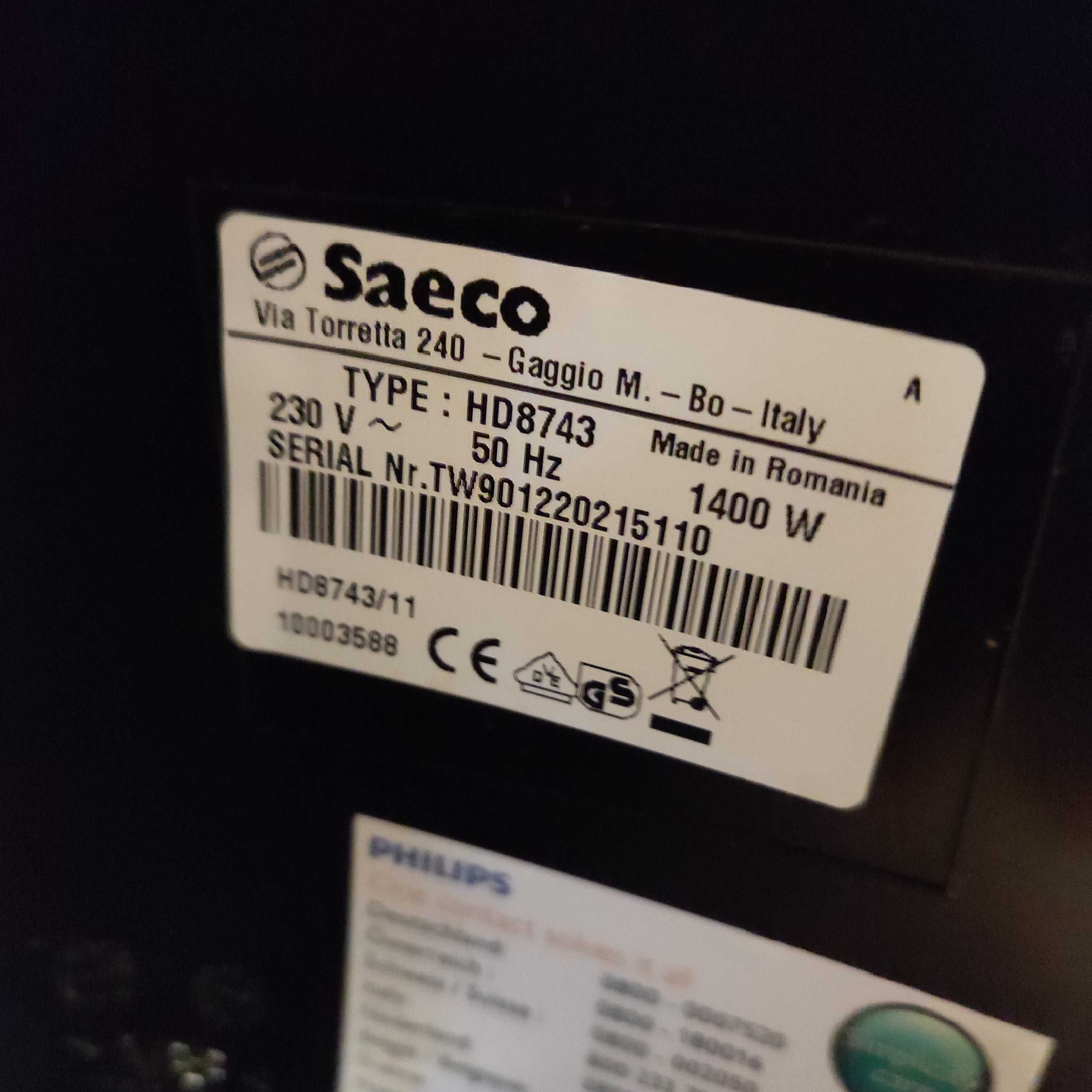 Saeco-ekspres cisnieniowy  z mlynkiem
