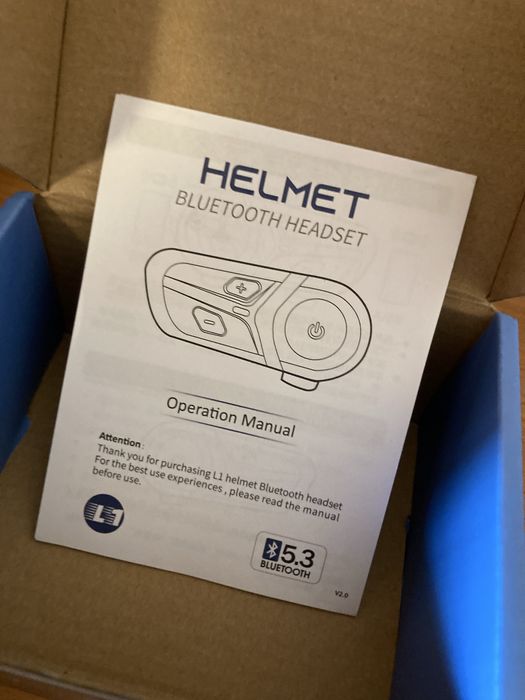 Intercomunicador bluetooth para capacete de mota