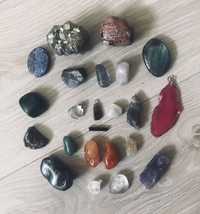 Zestaw minerałów i kamieni szlachetnych