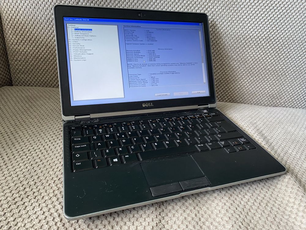 Dell Lalitude E6230 i5/8GB/128GB Nowa bateria