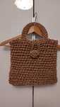Torba ze sznurka jutowego, handmade
