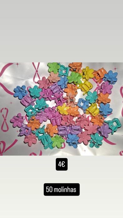 Molas para cabelo (50 molas)