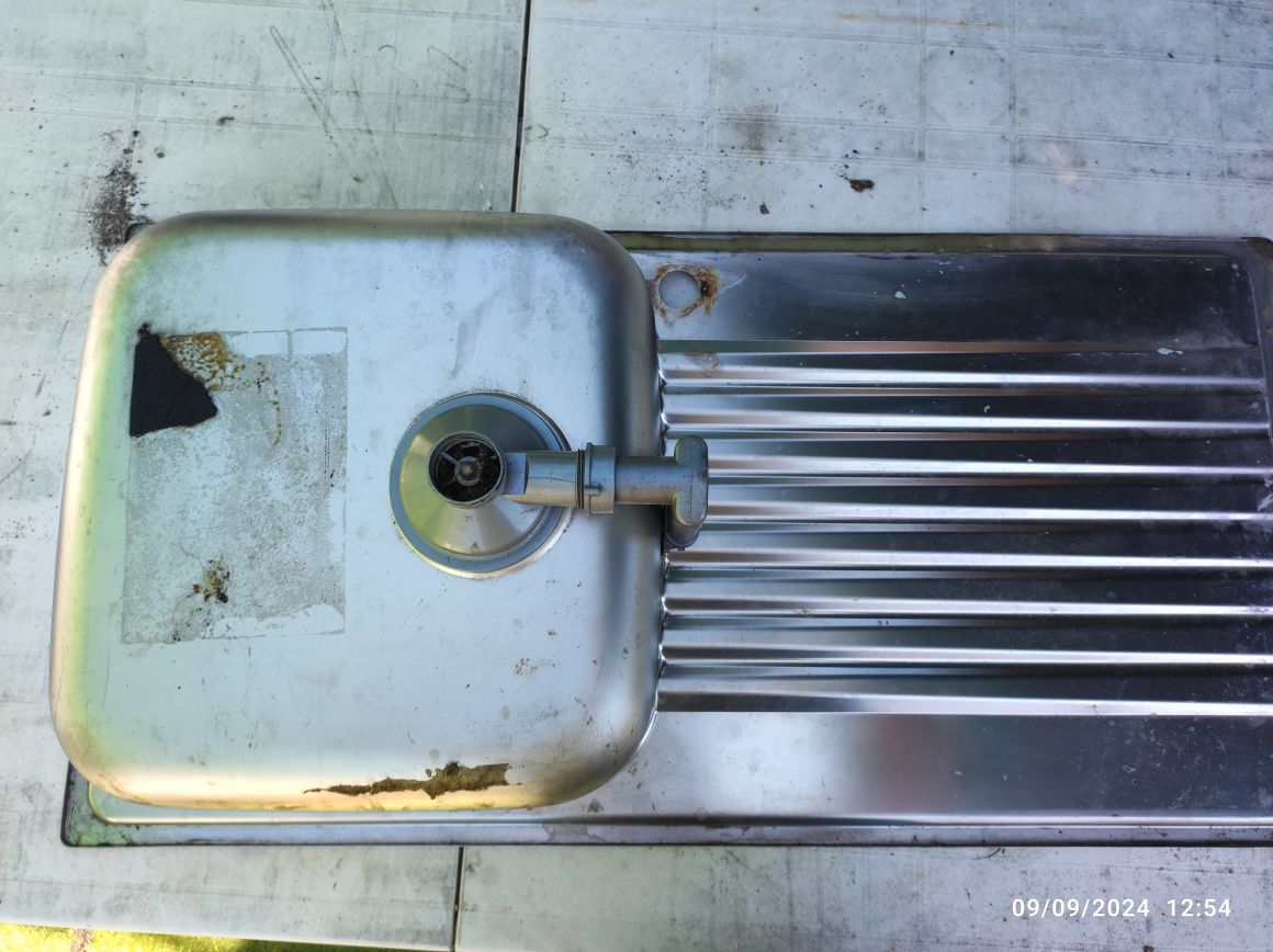 Banca em inox  1000 por 500  como nova