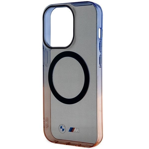 Etui BMW Gradient Bumper MagSafe dla iPhone 14 Pro 6.1", Szare