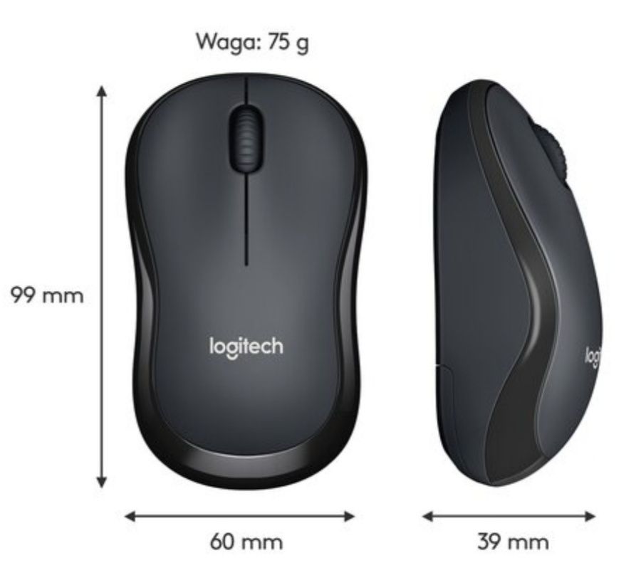 Na Lewara Mysz komputerowa Logitech M220