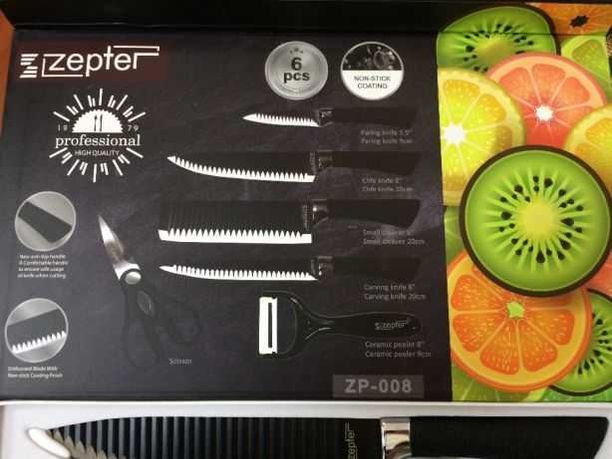 Ножи ZEPTER цептер кухонный комплект zepter Ножи