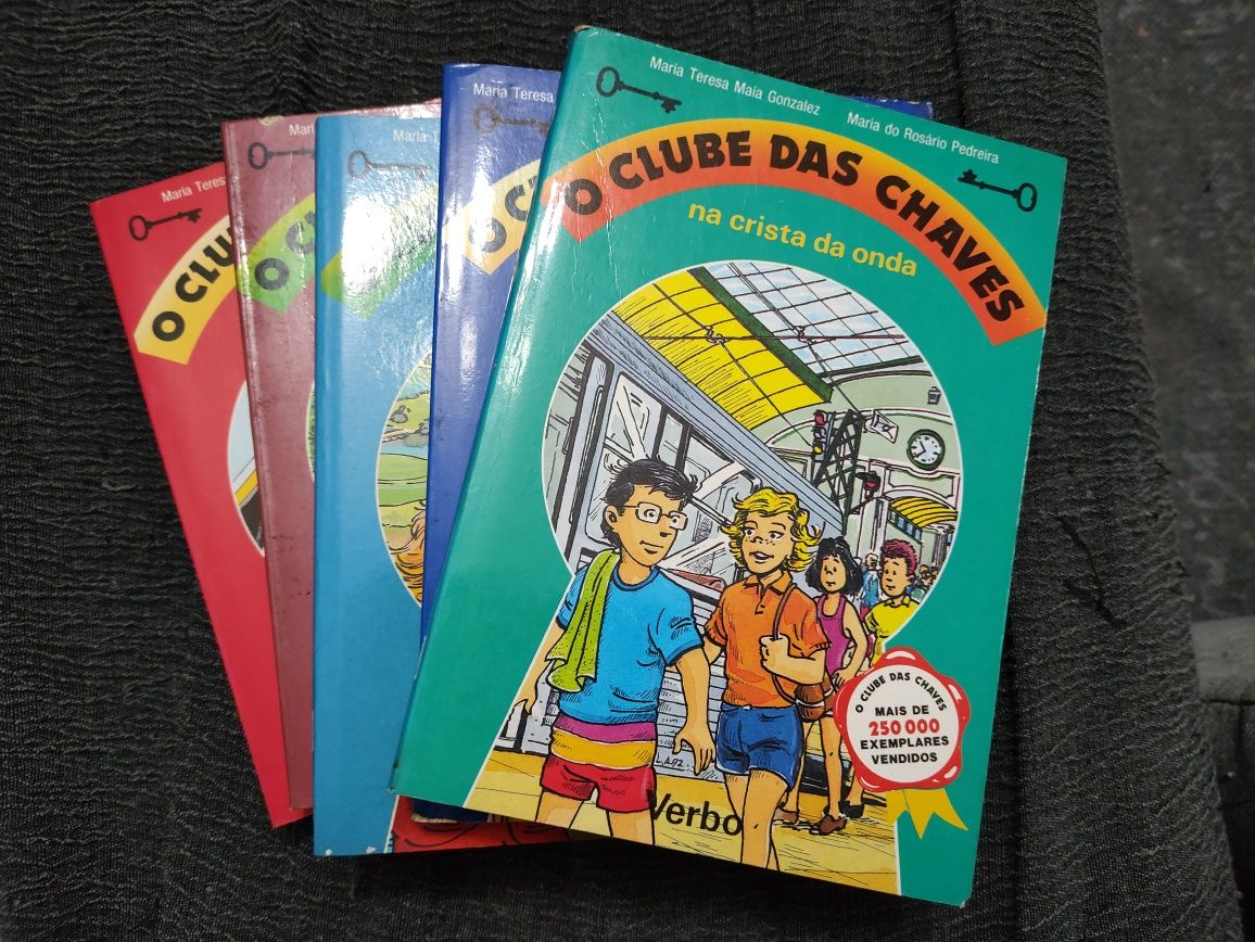 Livros da coleção O clube das Chaves