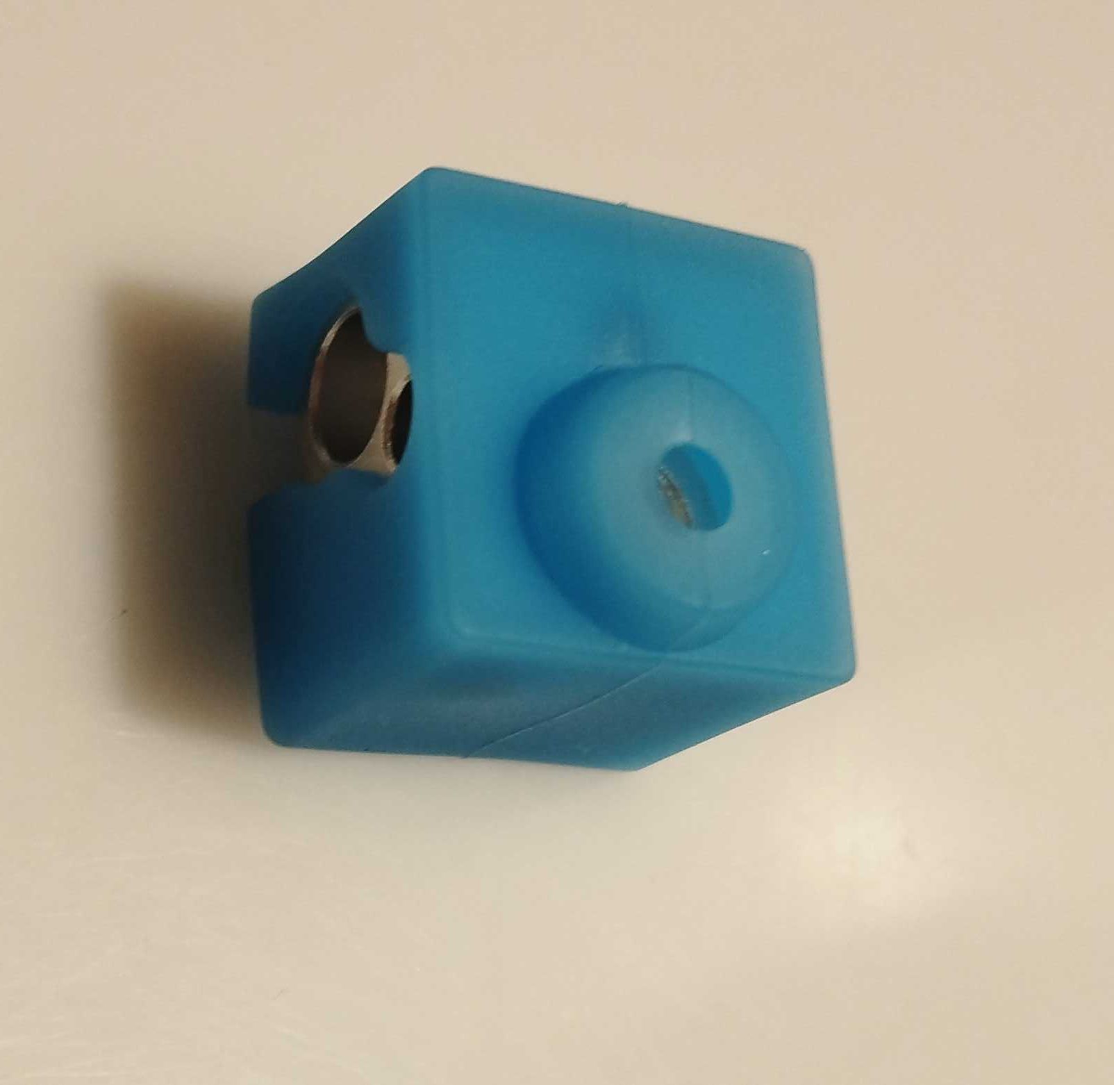 Кубик хотенда HotEnd E3Dv5 і silicon силіконовий носок