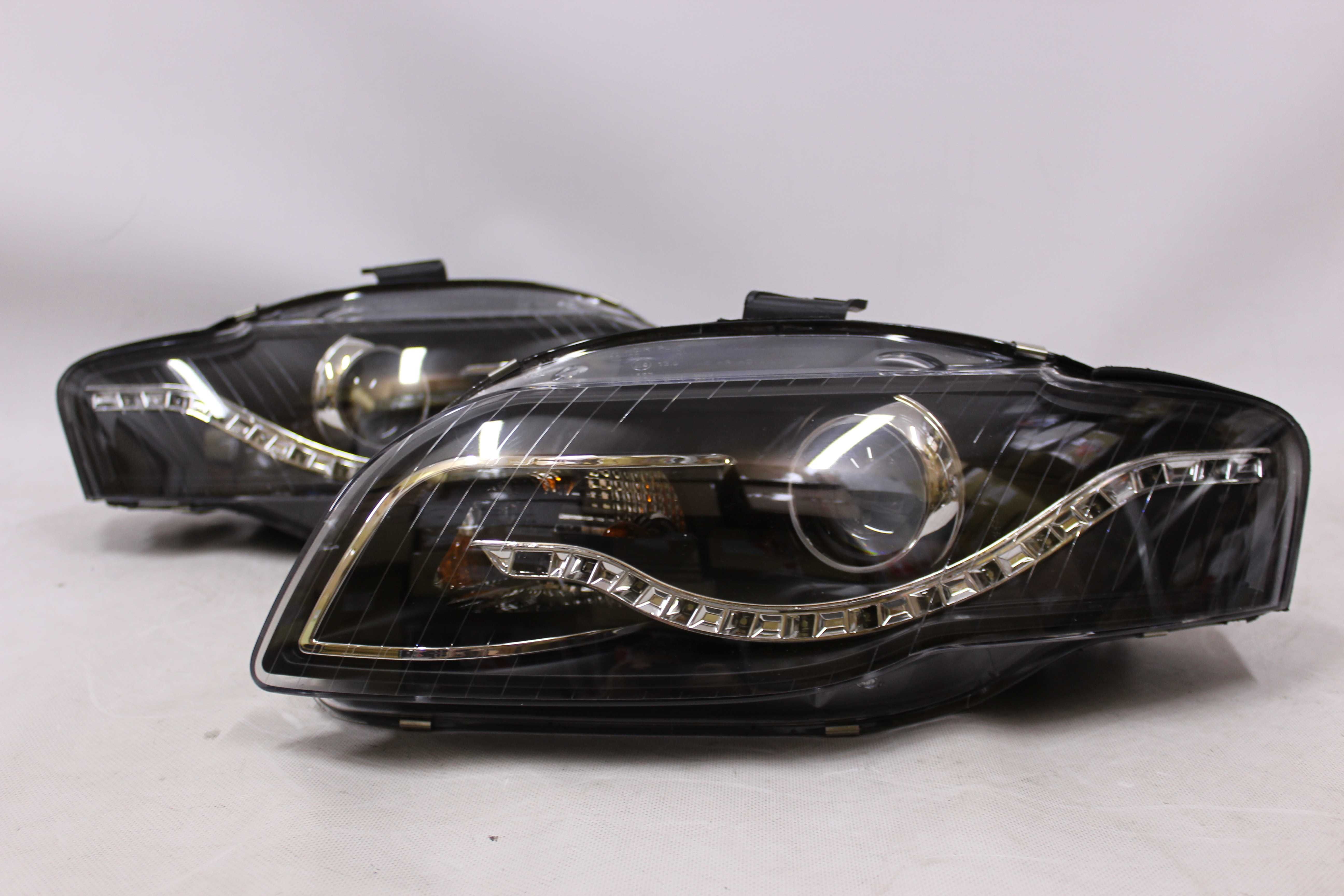Lampy reflektory przednie przód AUDI A4 B7 04-08 LED BAR NEON IGŁA
