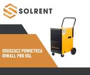 Wynajem OSUSZACZ powietrza / POCHŁANIACZ wilgoci RIWALL PRO 55L