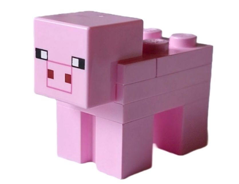 Lego Minecraft Świnka minepig03