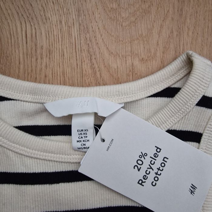 Top H&M XS damski paski