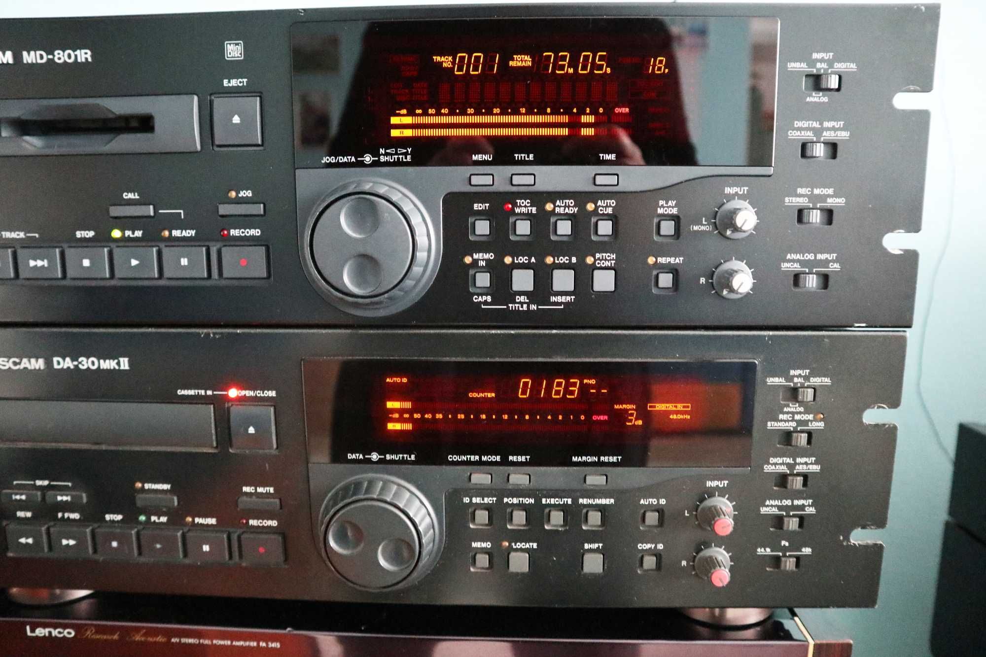 Стойка MD Recorder TASCAM MD-801R Tascam da-30 mkii