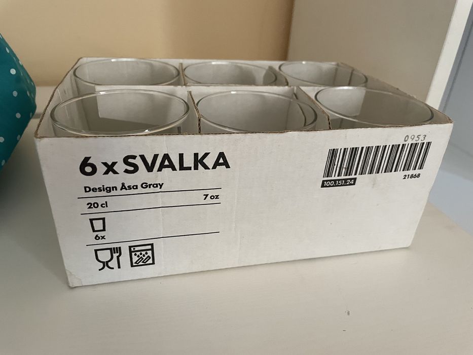 36 szklaneczek/ świeczników Ikea Svalka, swiecznik