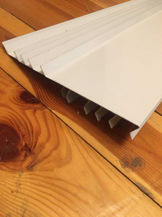 Козирьок відлив водовідлив для утеплення 6 шт 150 см (1500х180 мм)