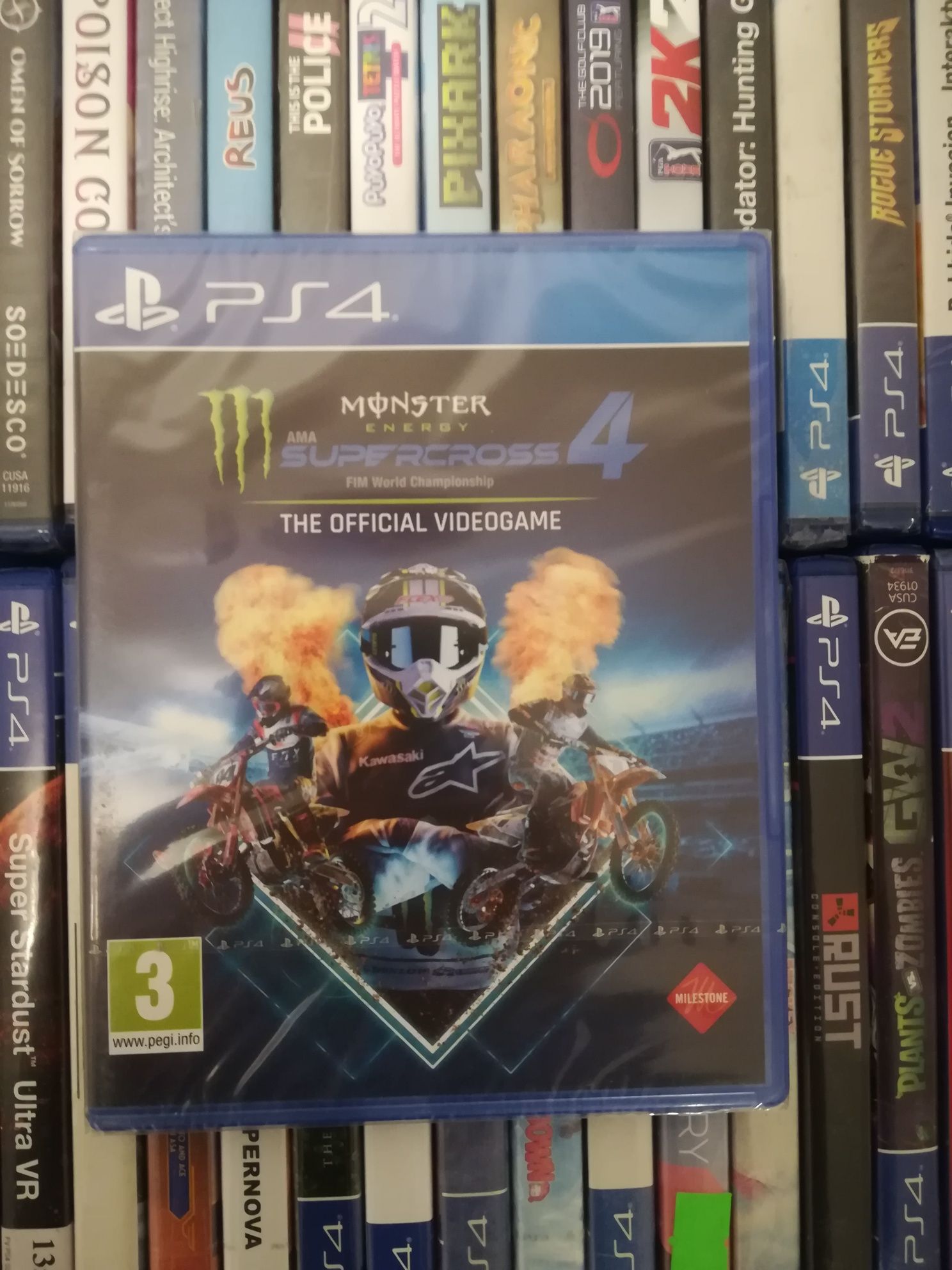 Monster Energy supercross 4 IV nowa folia ps4 ps5 PlayStation 4 5