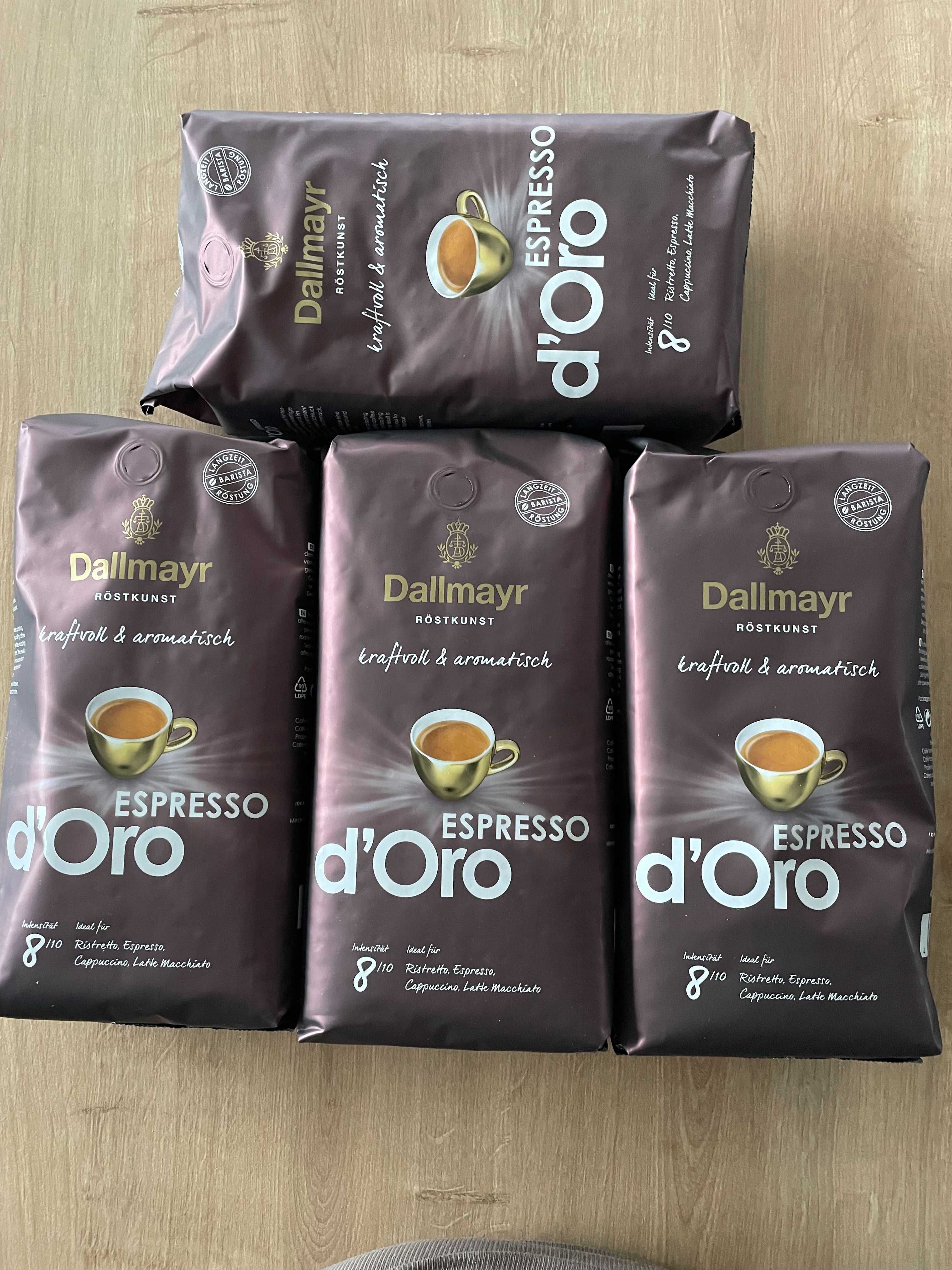 Dallmayr Espresso D’Oro kawa ziarno ziarnista do ekspresu mocna intens
