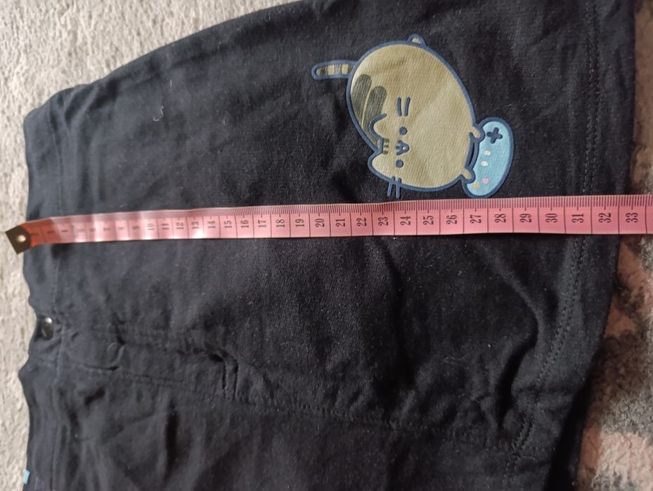Czarna spódnica Pusheen Reserved 128 cm