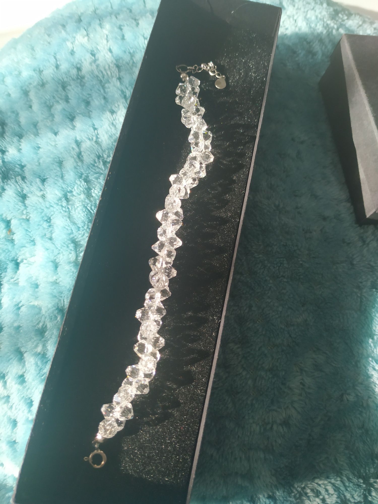 Biżuteria Swarovski, kolczyki + bransoletka