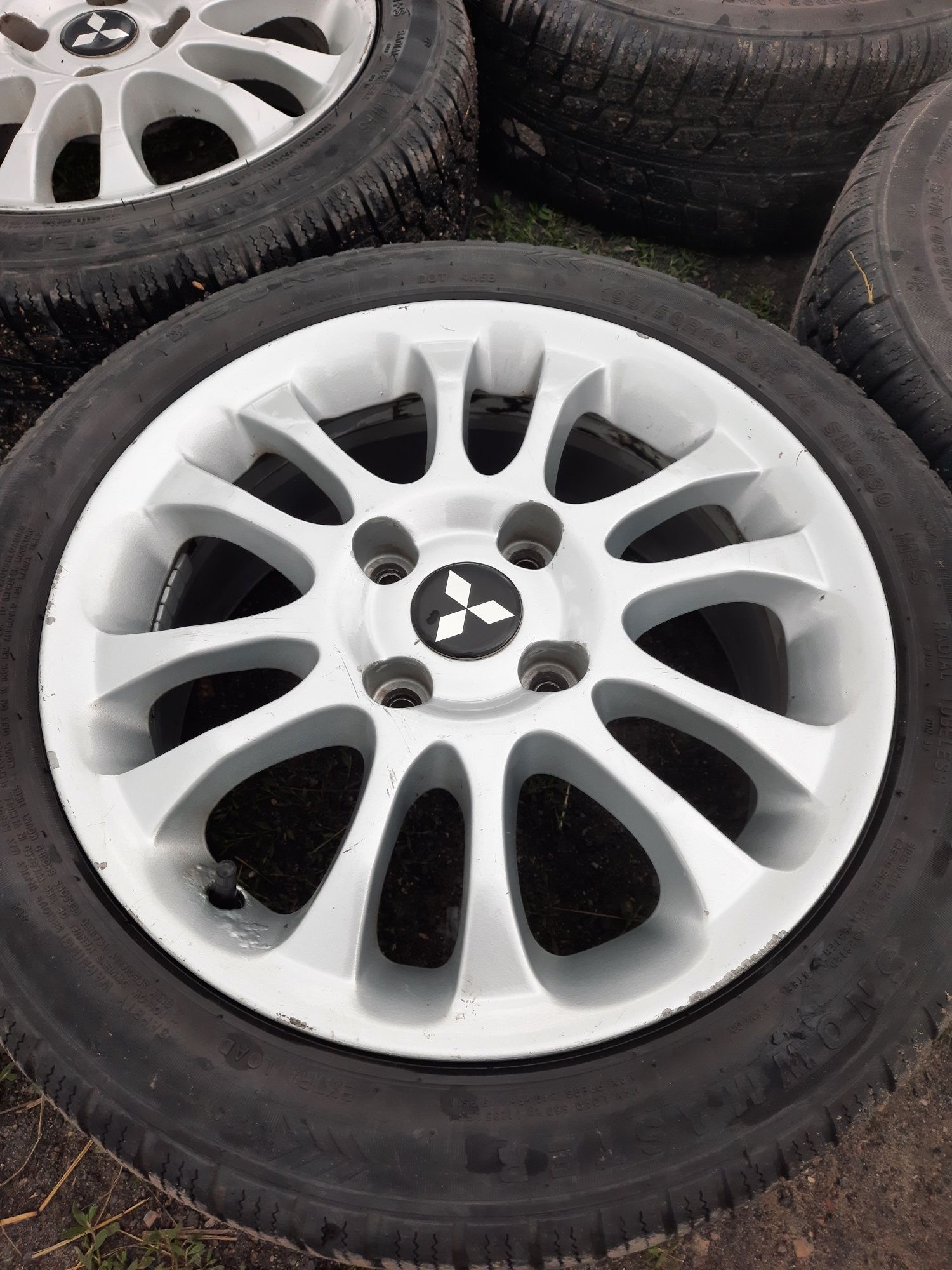 Alufelgi 4×114,3 16'' + opony 195/50R16
