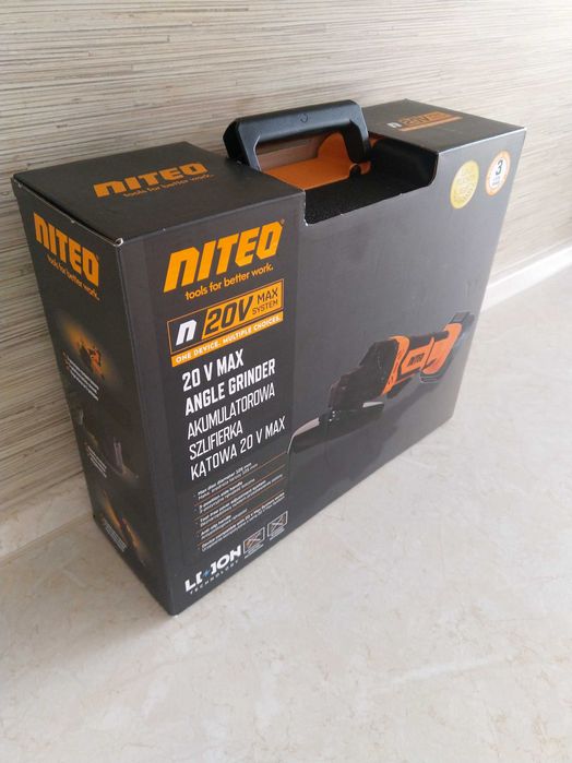 NOWA Akumulatorowa Szlifierka Kątowa 20V Max 125 mm Diaks NITEO