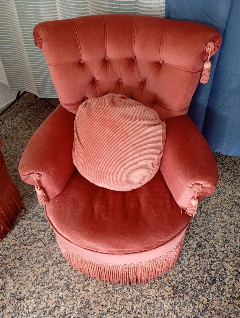 Conjunto de Sofá vermelho