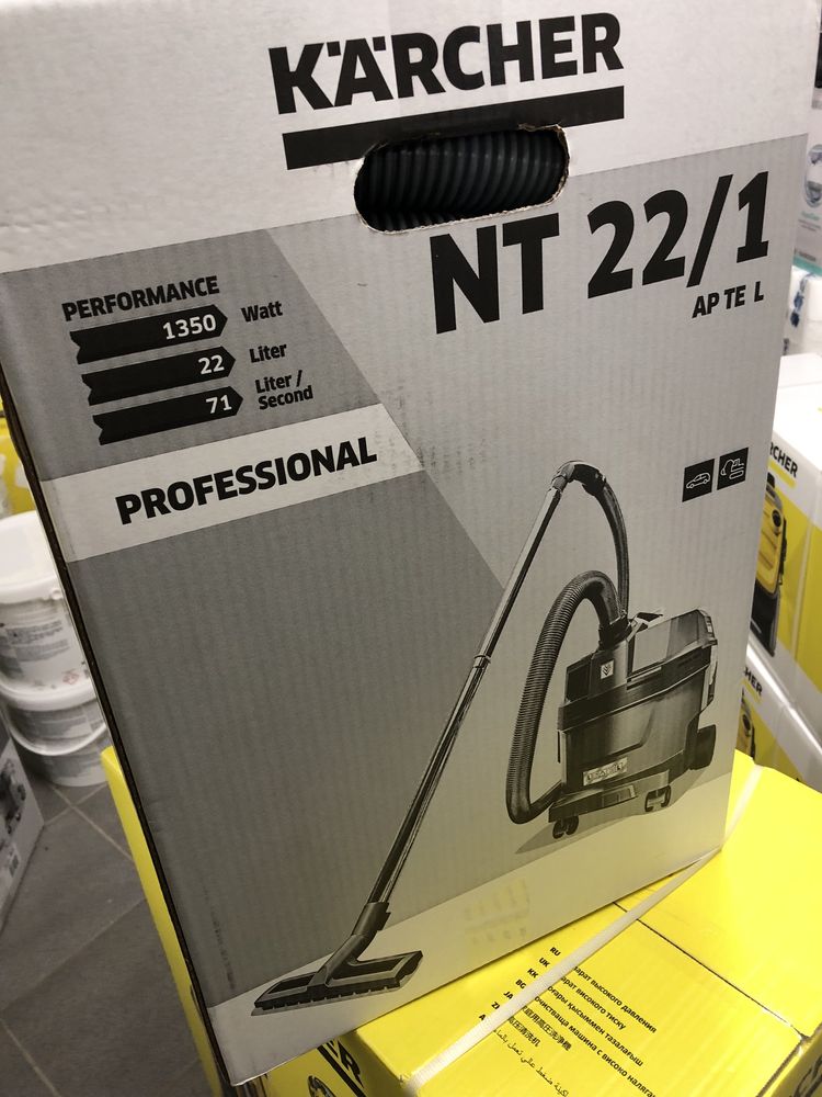 Пилосос  потужний Karcher NT 22/1 Ap TE L.  Новий !