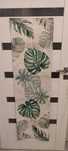 Bieżnik na stół obrus wzór monstera 33 x 140