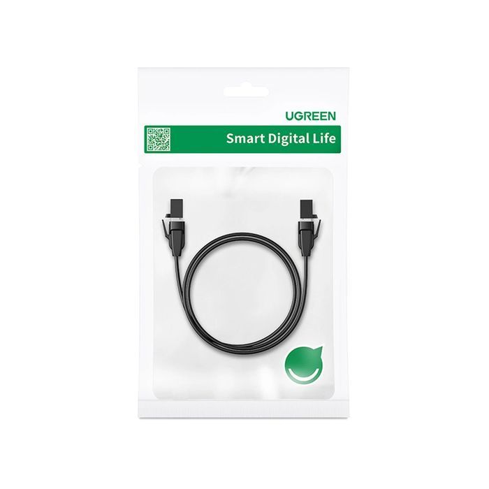 Ugreen kabel LAN Ethernet Cat.8 U/FTP płaski 2m czarny