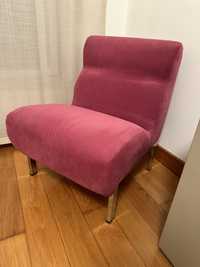 Cadeirao vintage, poltrona rosa