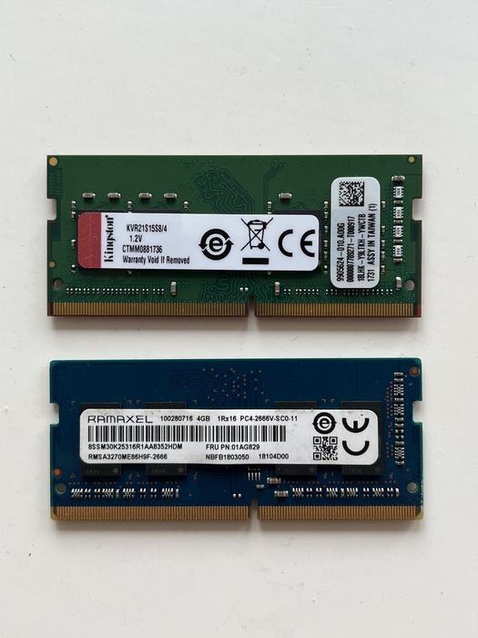 Оперативна памʼять для ноутбука sodimm ddr4 4 gb