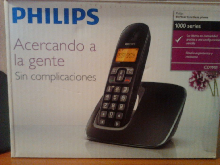 Телефон PHILIPS CD1901B/23 беспроводной, новый в упаковке