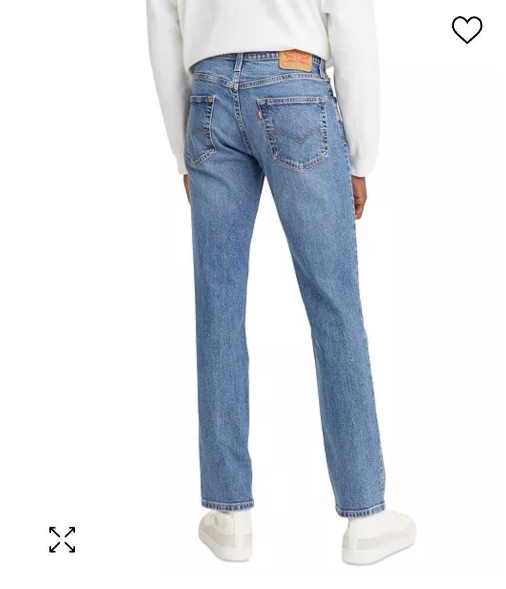 Мужские джинсы Levi's р. 40 длина 32 511™ новые Flex Slim Fit Ливайс