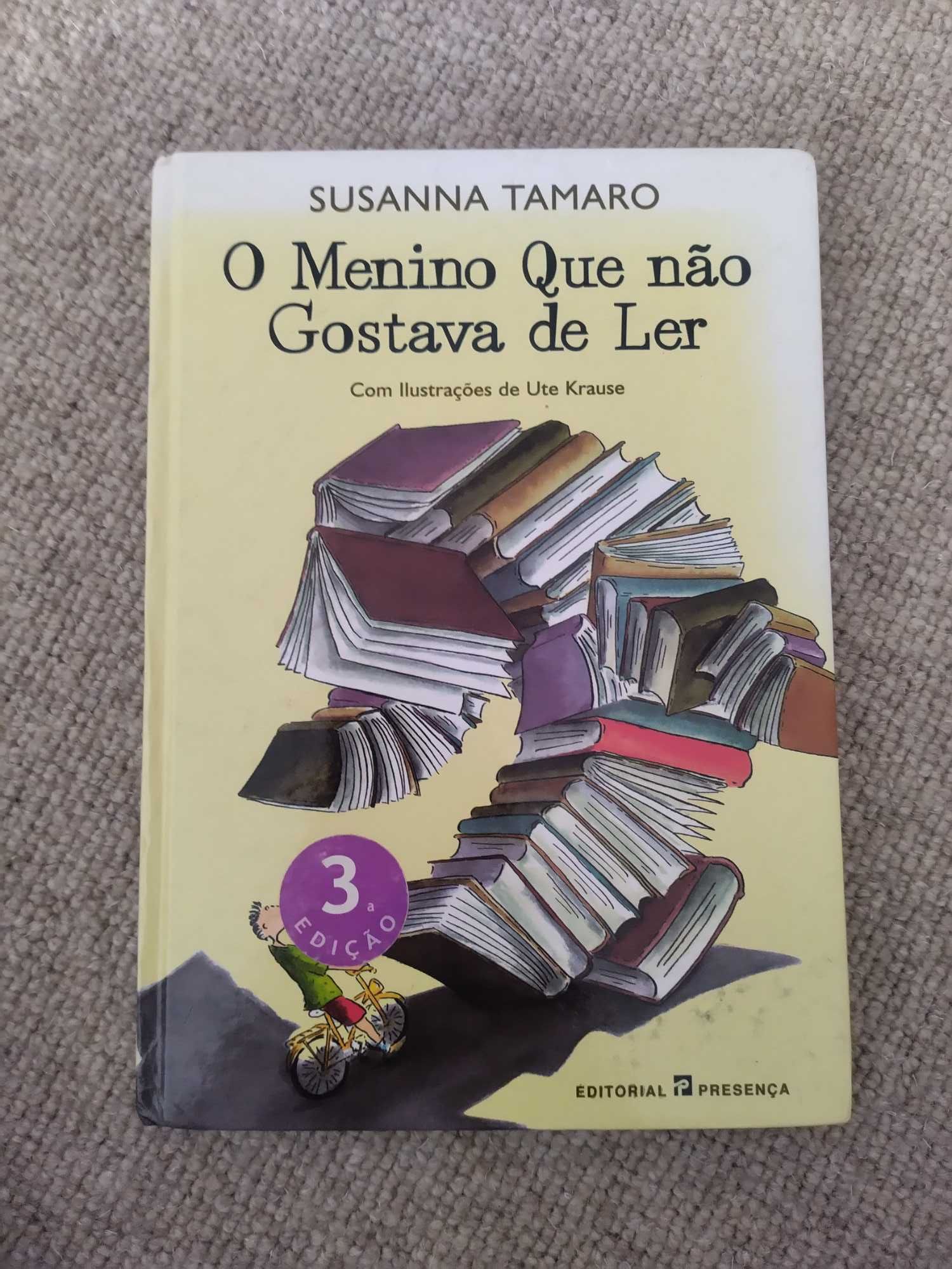 Livro O menino que não gostava de ler