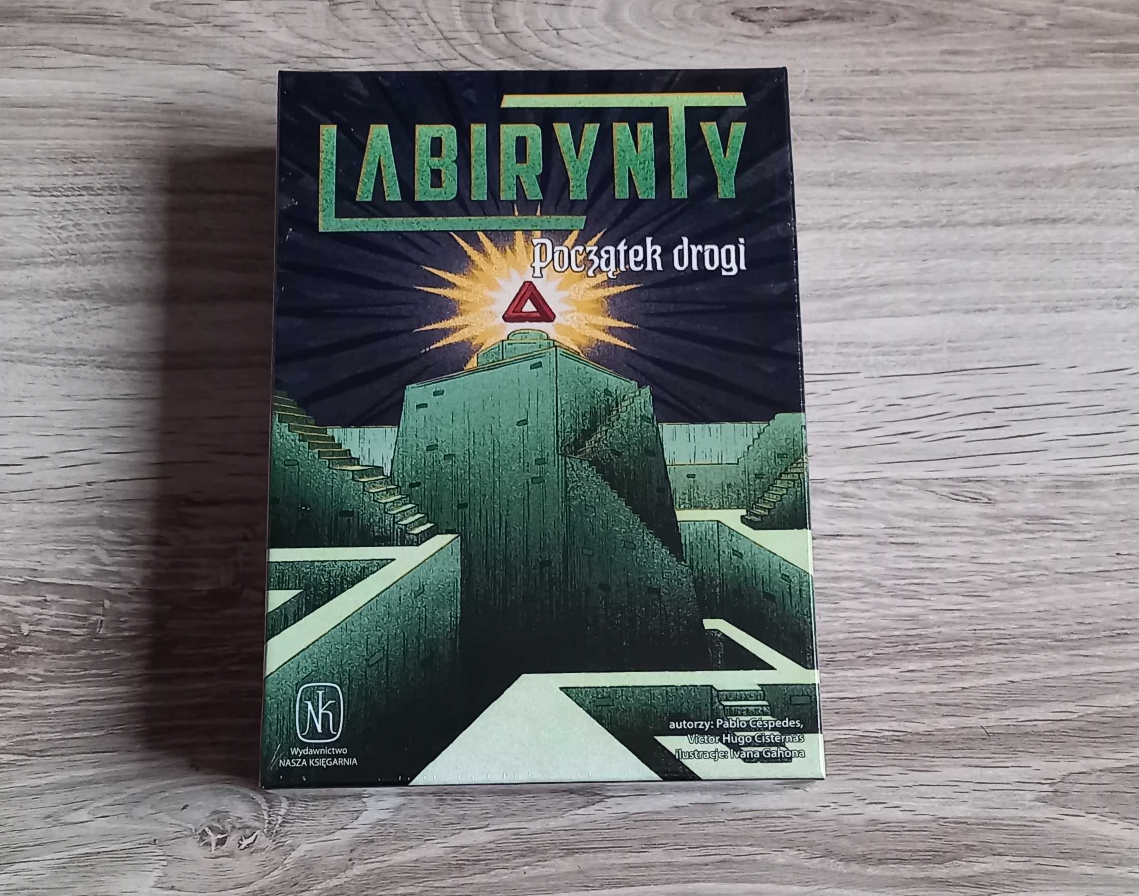 Labirynty - Początek drogi, gra planszowa, łamigłówka, nowa, w folii