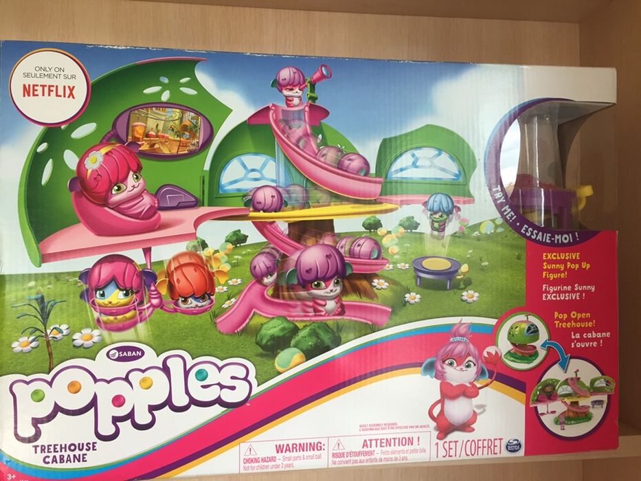 Дом на дереве. Popples - Deluxe Pop Open Treehouse Playset