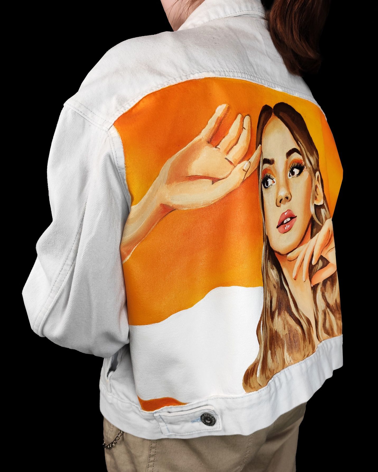 Custom Kurtka Jeansowa Julia Żugaj