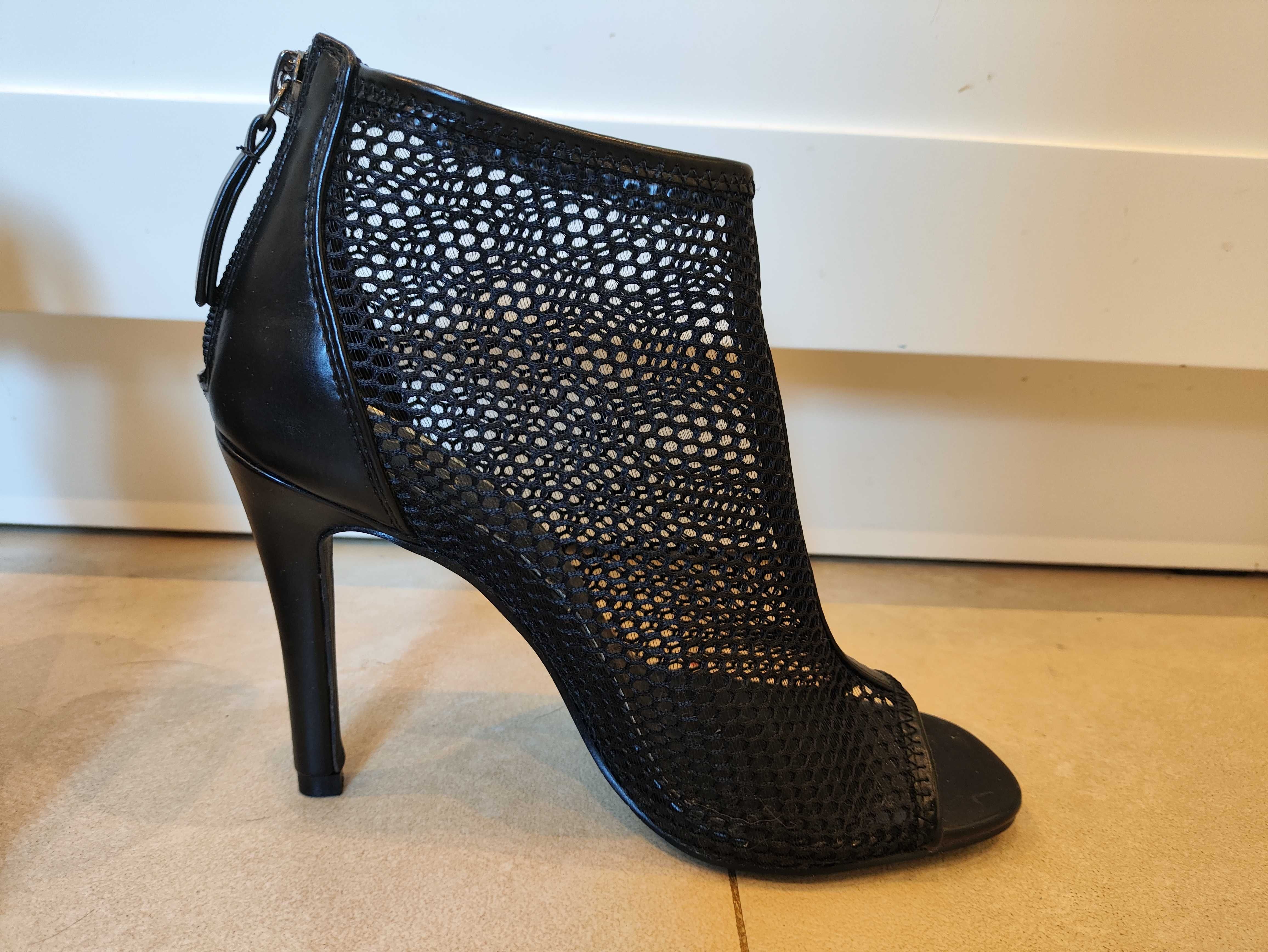 Nowe Damskie buty botki, szpilki siatka Jenny Fairy 36