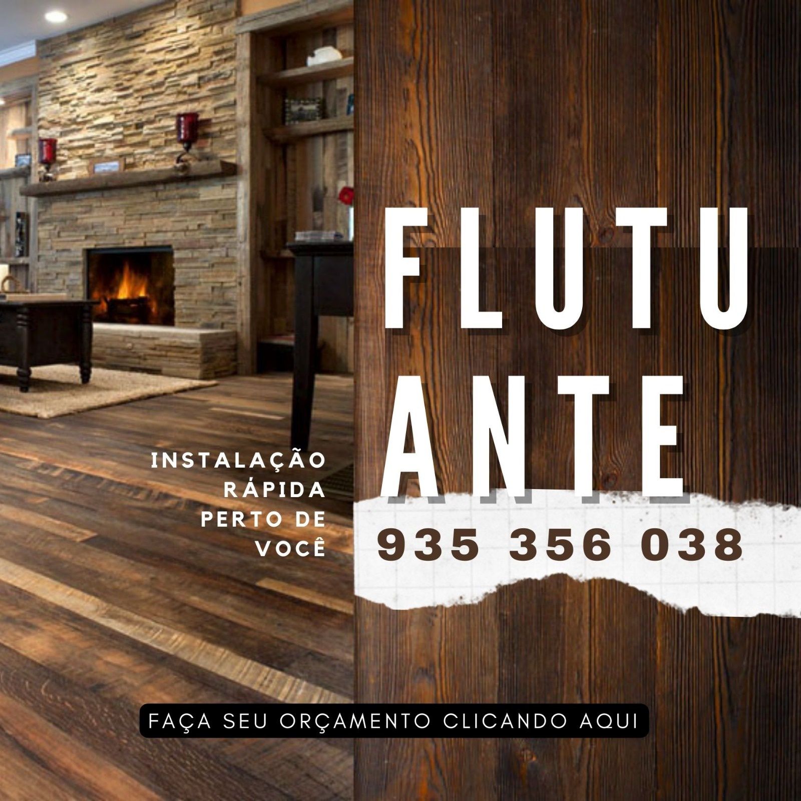 Instalação de flutuantes e laminados